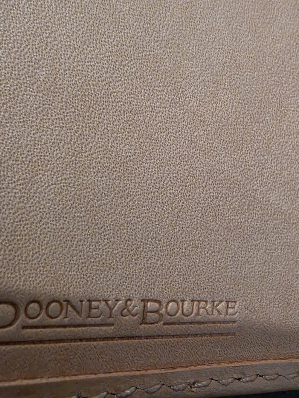 Dooney & Bourke Light Blue Stripe Continental Wallet